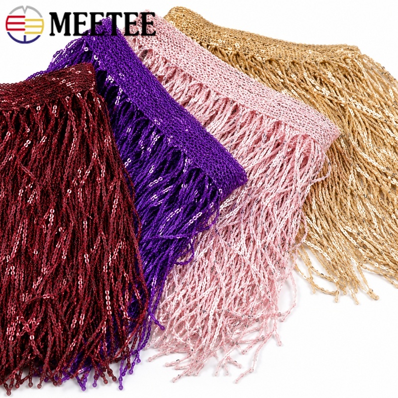 Fringe Ribbon Sewing - Nastro con Frange di Paillettes 3/5