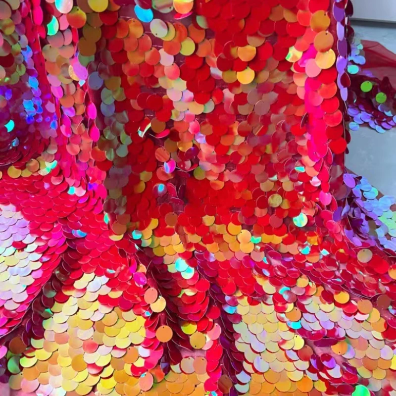 Crystal Mesh Fabric - Tessuto di paillettes di cristallo crittografato