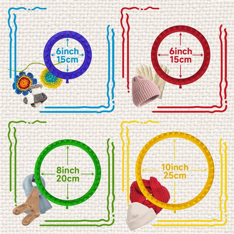 Pom Pom Maker Tool - Kit per maglieria fai da te