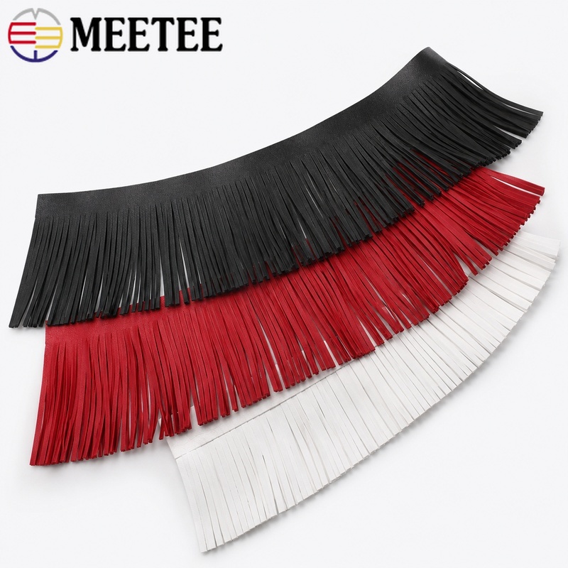 Fringe Ribbon Sewing - Nastro in Ecopelle con Frange e