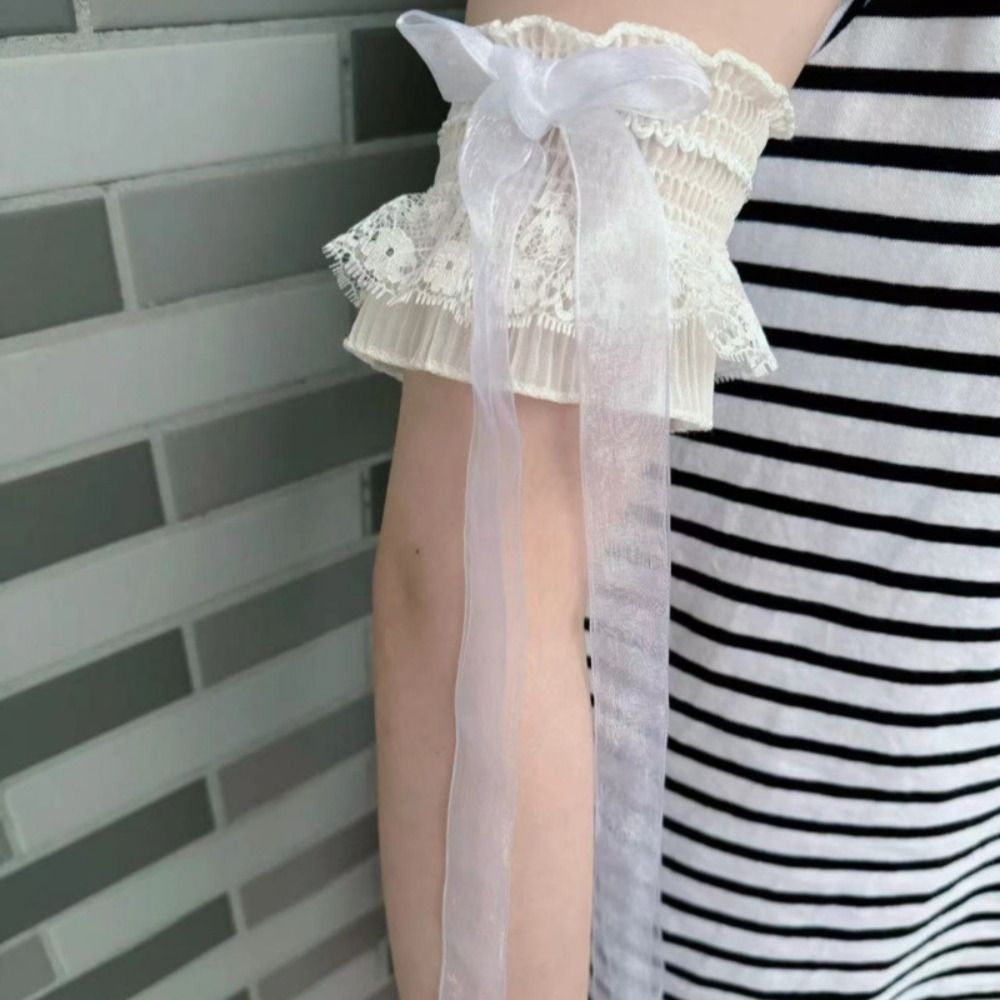 Manicotti a Ruche in Pizzo Sti - Lace Ribbon Trim recensione e prezzo