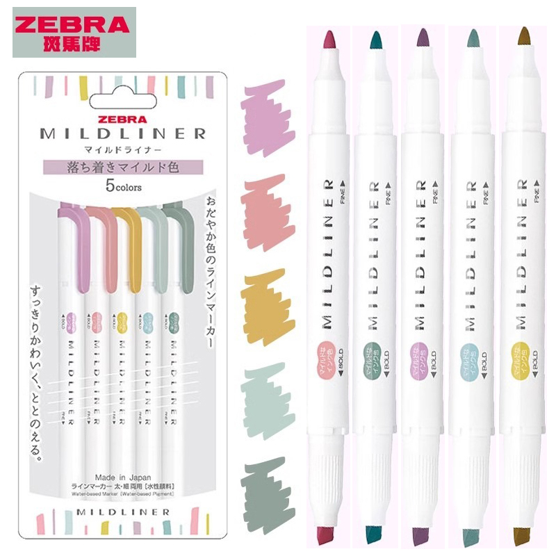Evidenziatore Zebra Mildliner, - Zebra Pen Mildliner recensione e prezzo