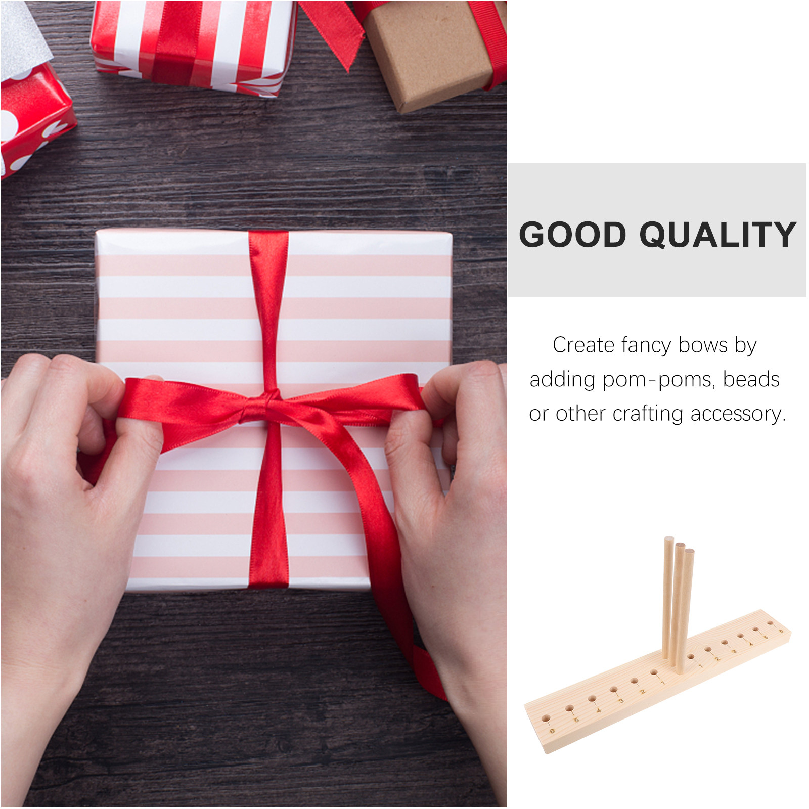 Creativo Strumento in Legno pe - Pom Pom Maker Tool recensione e prezzo