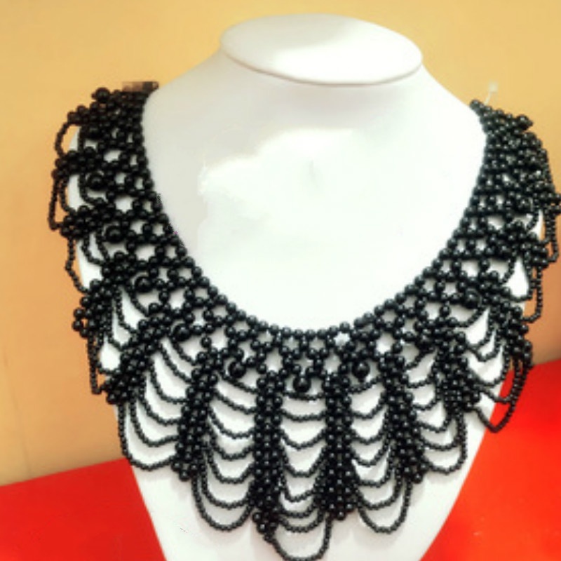 Nuova Collana con Perle e Pizz - Beaded Trim Fringe recensione e prezzo