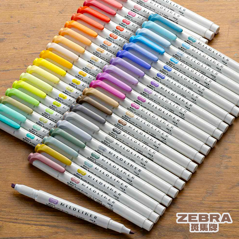 Evidenziatori Zebra Mildliner, - Zebra Pen Mildliner recensione e prezzo