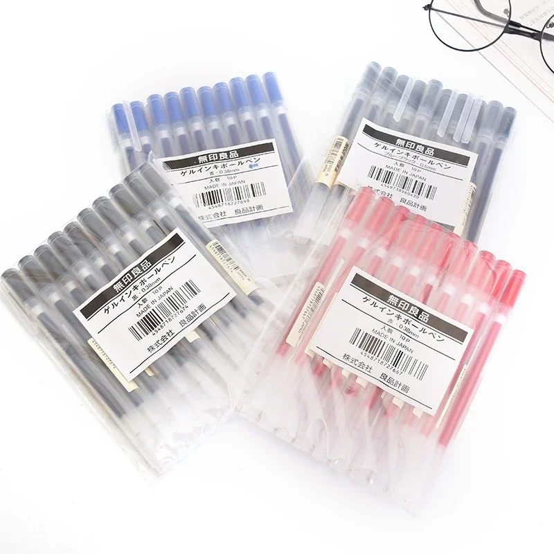10-30 Pz/set 0.38/0.5mm Penna  - Muji Stationery Gel Pen recensione e prezzo