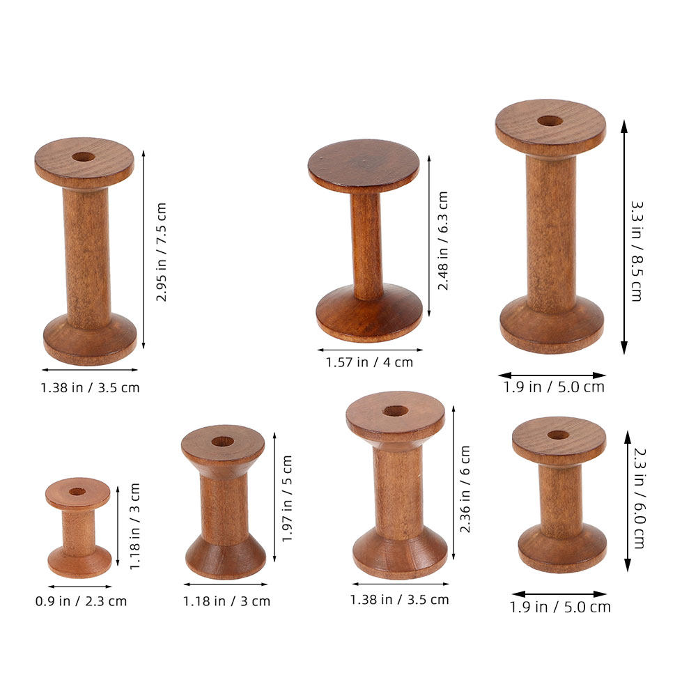 7 pezzi di bobine di legno vin - Embroidery Craft recensione e prezzo