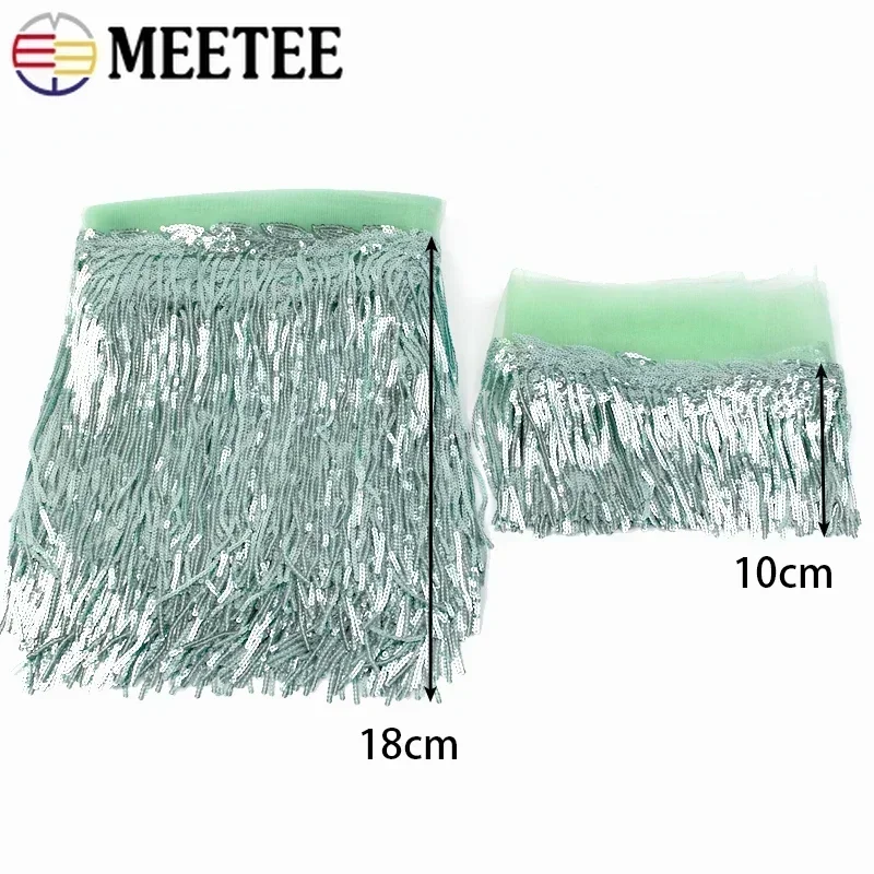 2/5/10Yards ricamo di paillett - Beaded Trim Fringe recensione e prezzo