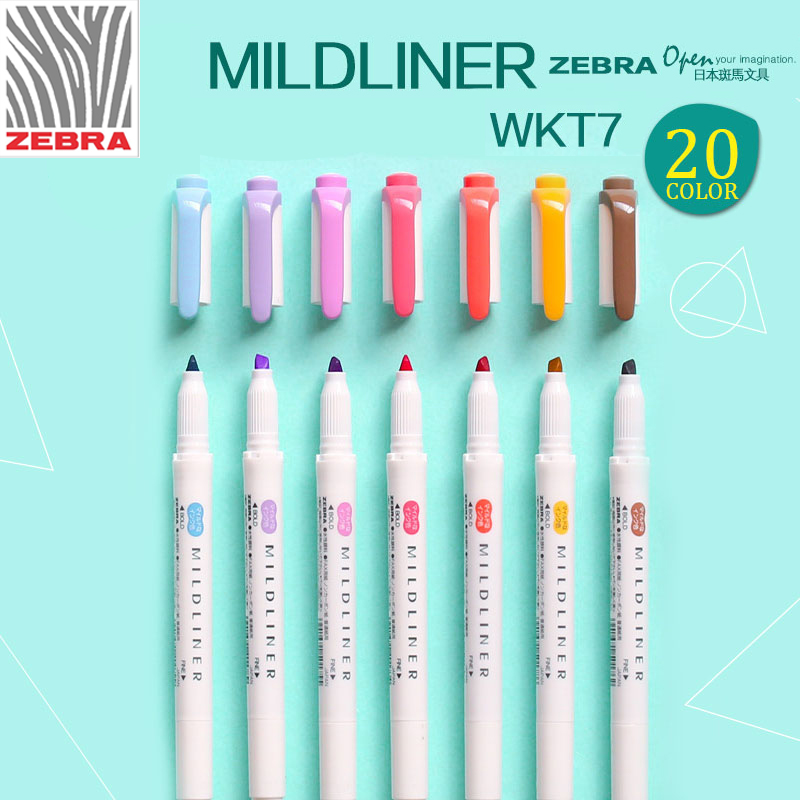 Giappone ZEBRA WKT7 Nuovo Mild - Zebra Pen Mildliner recensione e prezzo
