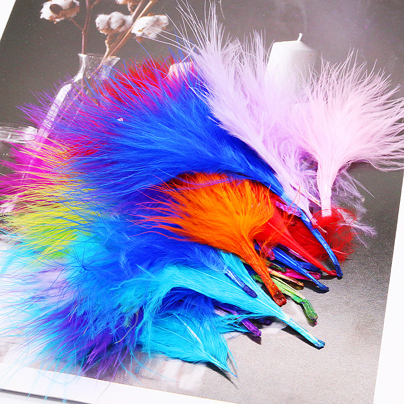 8-12cm Plumas colorati natural - Feather Trim Marabou recensione e prezzo