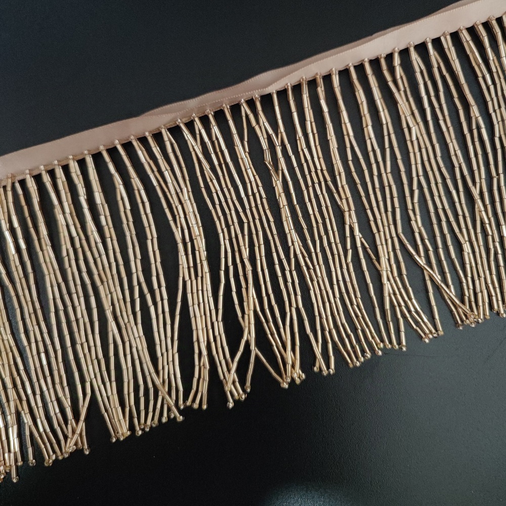 Frangia di perline con tutte l - Beaded Trim Fringe recensione e prezzo