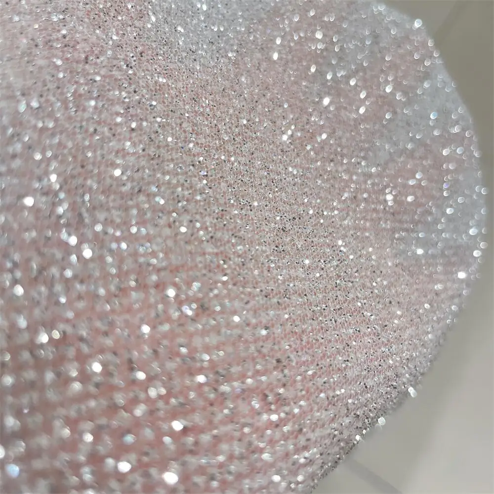 Filato netto con glitter argen - Crystal Mesh Fabric recensione e prezzo